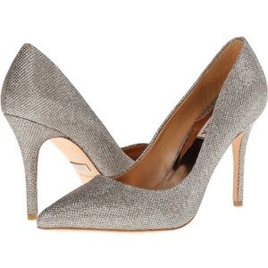 Badgley Mischka Women's Luster Dress Pump,Platino,8.5